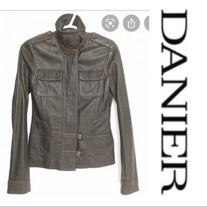 Danier Brown Leather Jacket